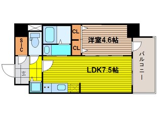 BPRレジデンス本町東の物件間取画像